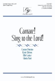 Cantate! Sing to the Lord! Unison/Two-Part choral sheet music cover Thumbnail